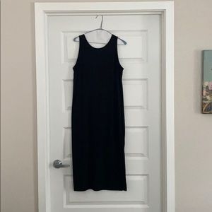 Black maxi dress